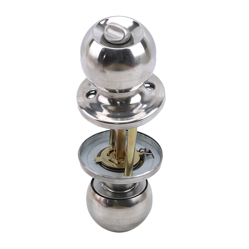 Home Security Brand - Round Ball Privacy Door Knob Bathroom