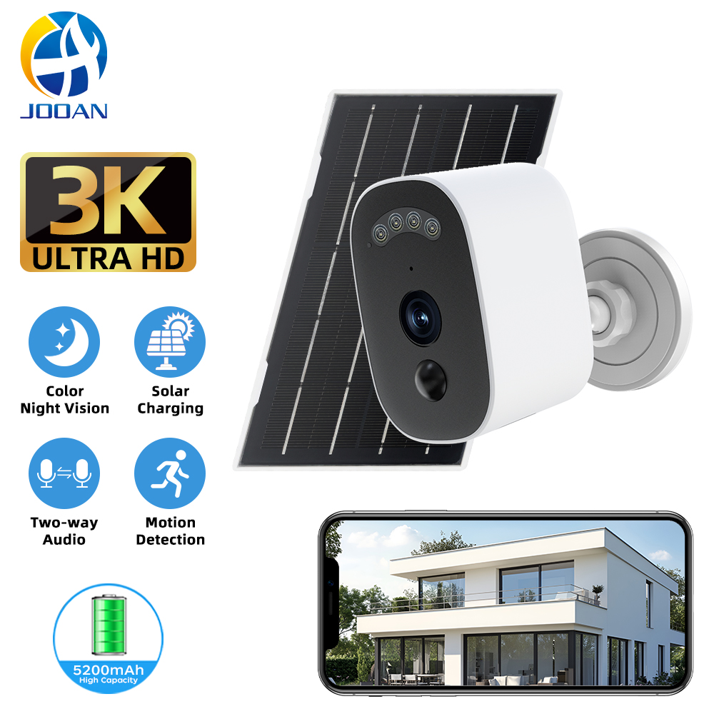 Home Security Brand - Jooan 3K HD Solar Security Camera