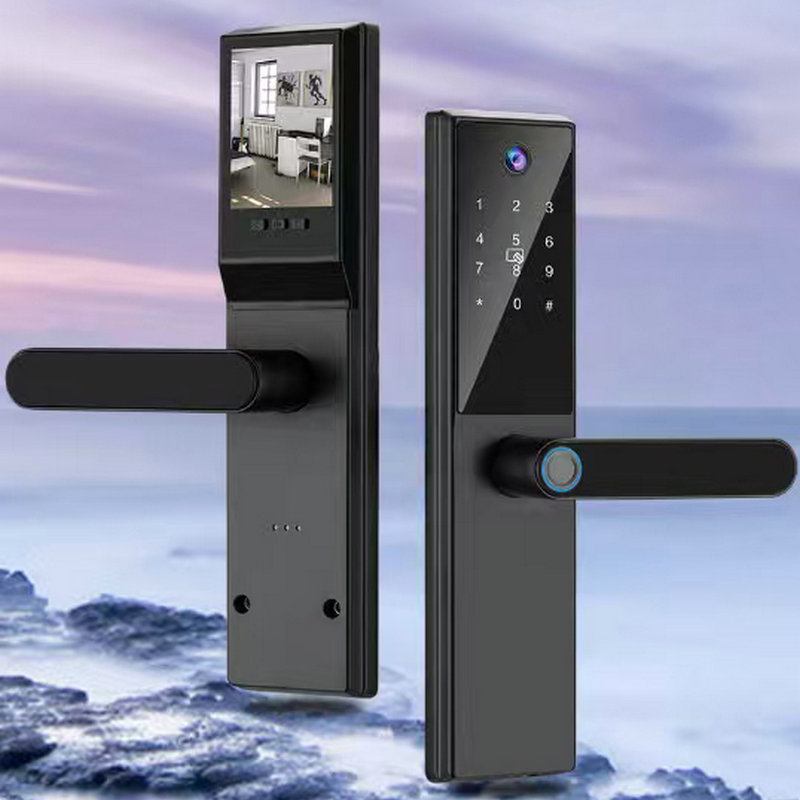 Home Security Indoor Cameras - Tuya Smart Fingerprint Lock with WiFi