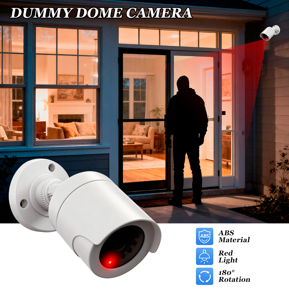 Home Security Lights - Simulation Camera Dummy Fake Camera Surveillance