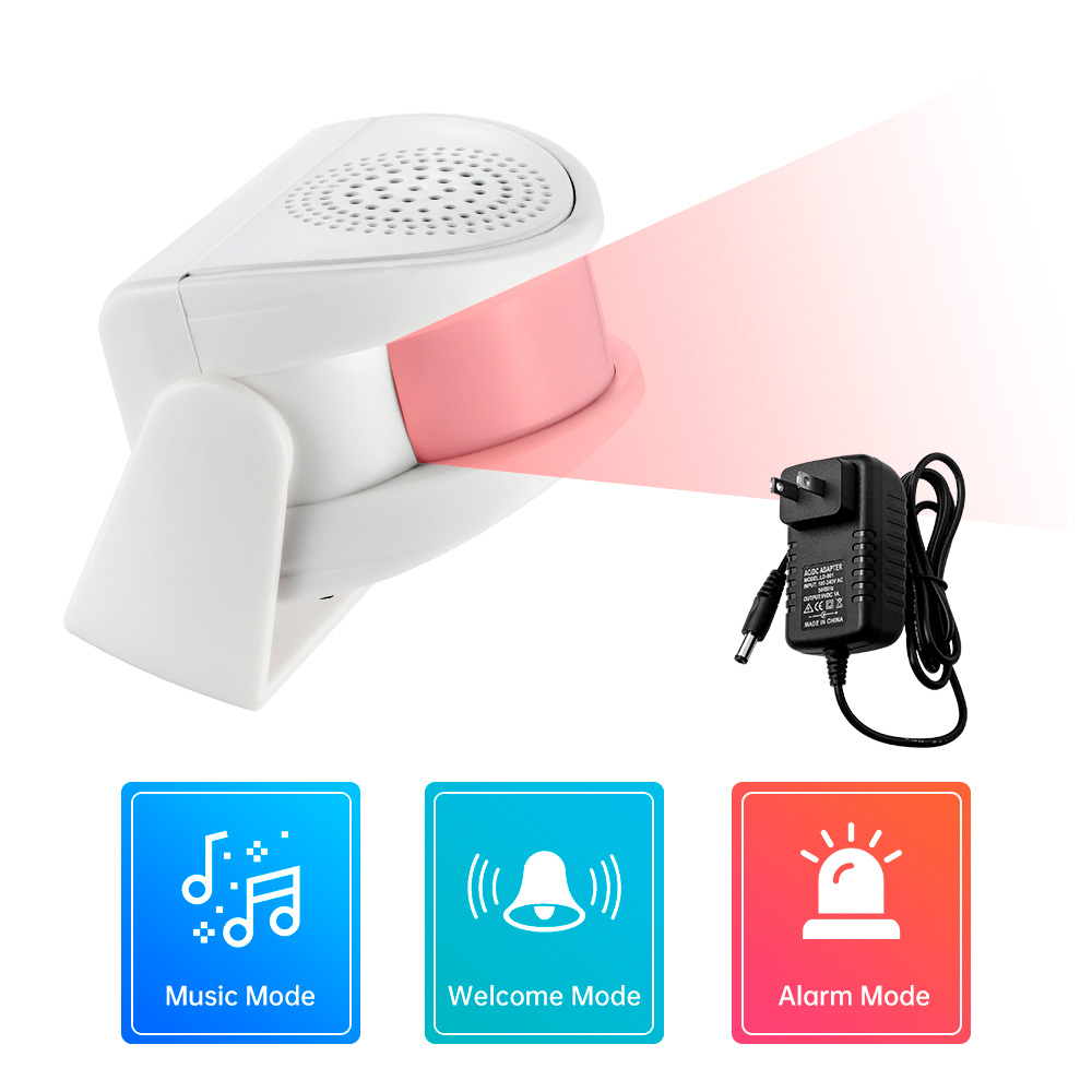Home Security Officer - Wireless PIR Motion Sensor Doorbell Welcome