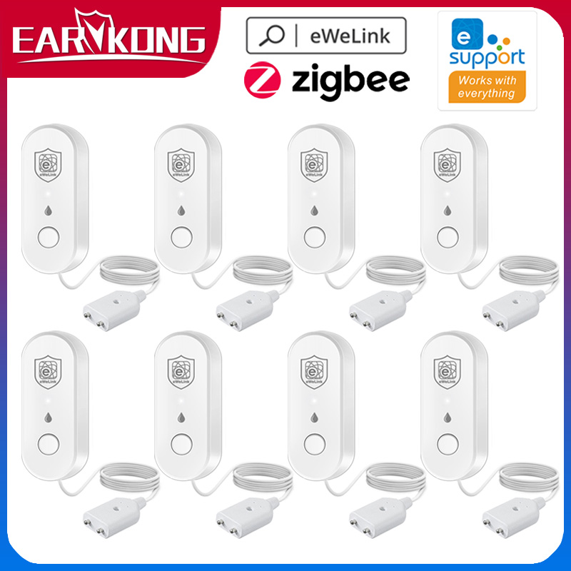 Home Security With Ai - eWelink Zigbee Water Leakage Sensor Water