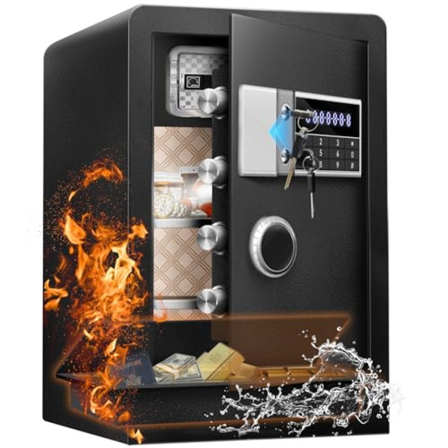 Home Security Key Box - 8.4 CuFt Heavy Duty Home Safe
