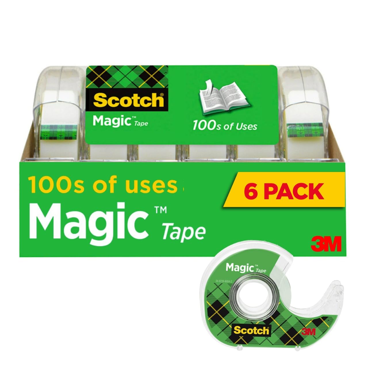 Home Security Officer - Invisible Magic Tape, 6 Rolls with