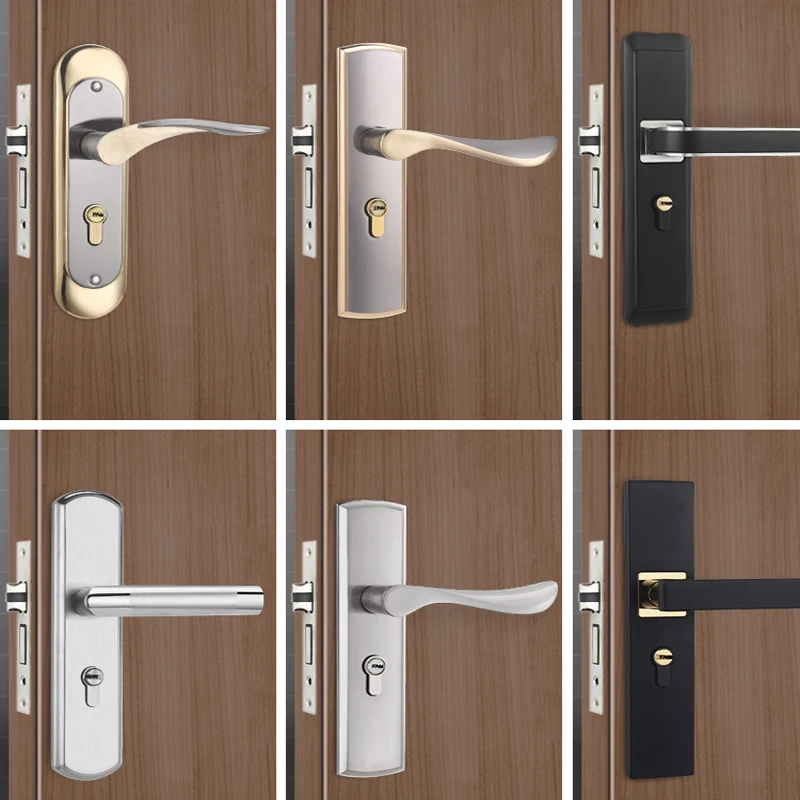 Bedroom Wooden Door Lock Set H - Home Security Door Reinforcement Lock 评论和价格