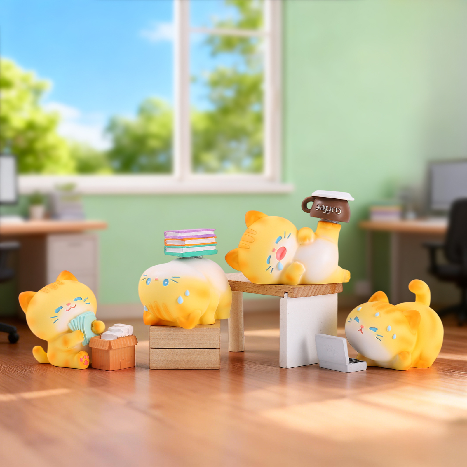 Blind Box Cartoon Orange Cat R - Home Security Officer 评论和价格