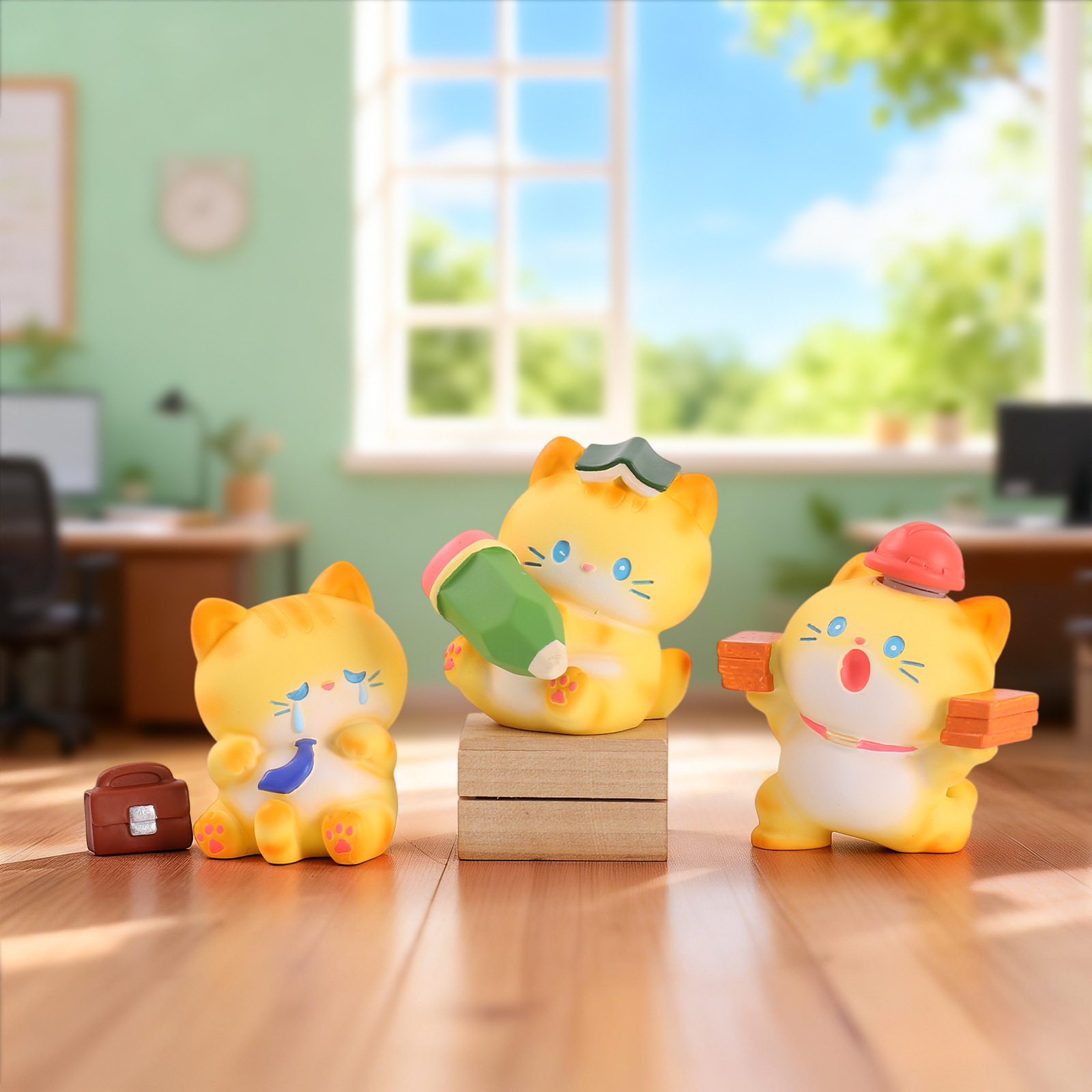 Blind Box Cartoon Orange Cat R - Home Security Officer 评论和价格