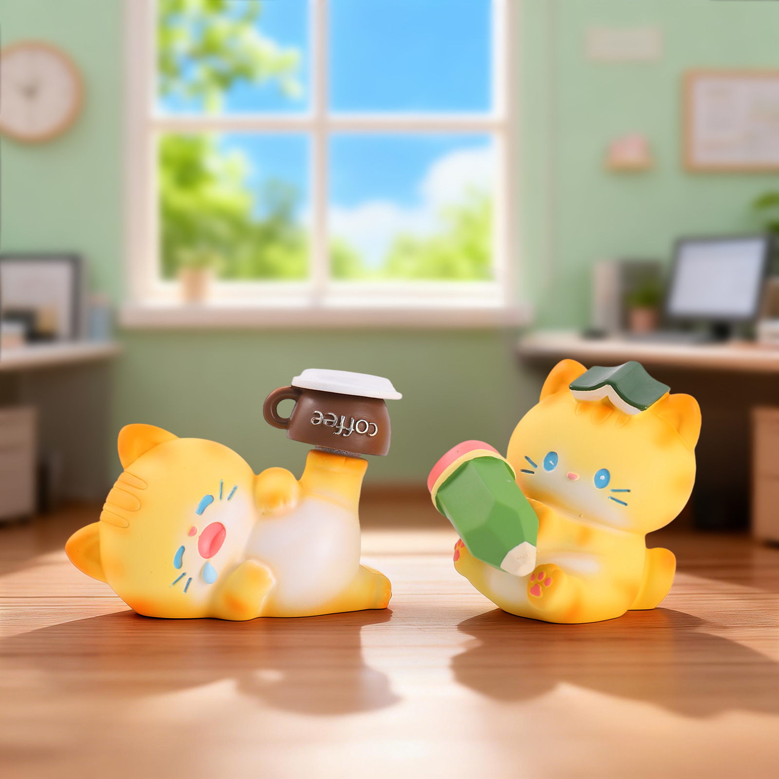 Blind Box Cartoon Orange Cat R - Home Security Officer 评论和价格