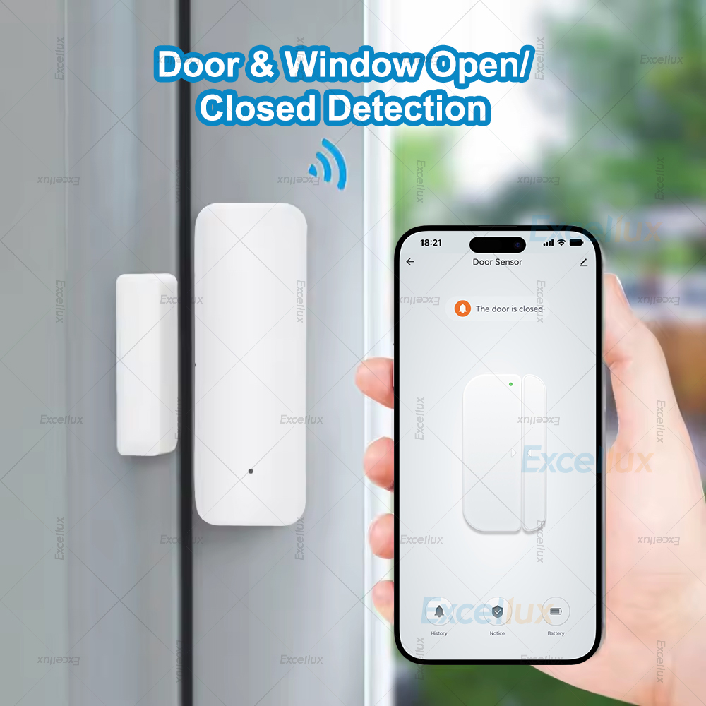 4Pcs Zigbee Door Window Sensor - Window Alarm Sensor 评论和价格