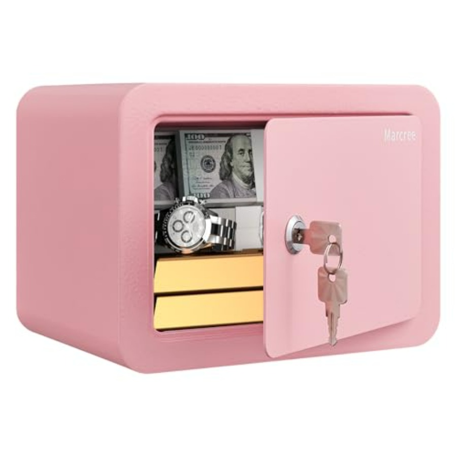 0.23 Cubic Small Safe Box for  - Home Security Key Box 评论和价格