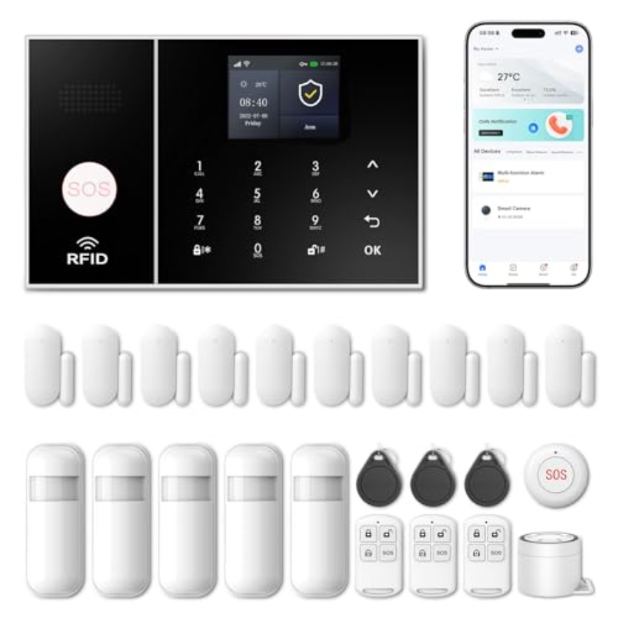 Wireless Alarm System for Home - Home Security No Monthly Fee 评论和价格