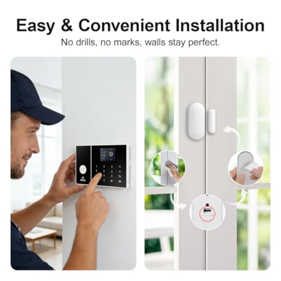 Wireless Alarm System for Home - Home Security No Monthly Fee 评论和价格