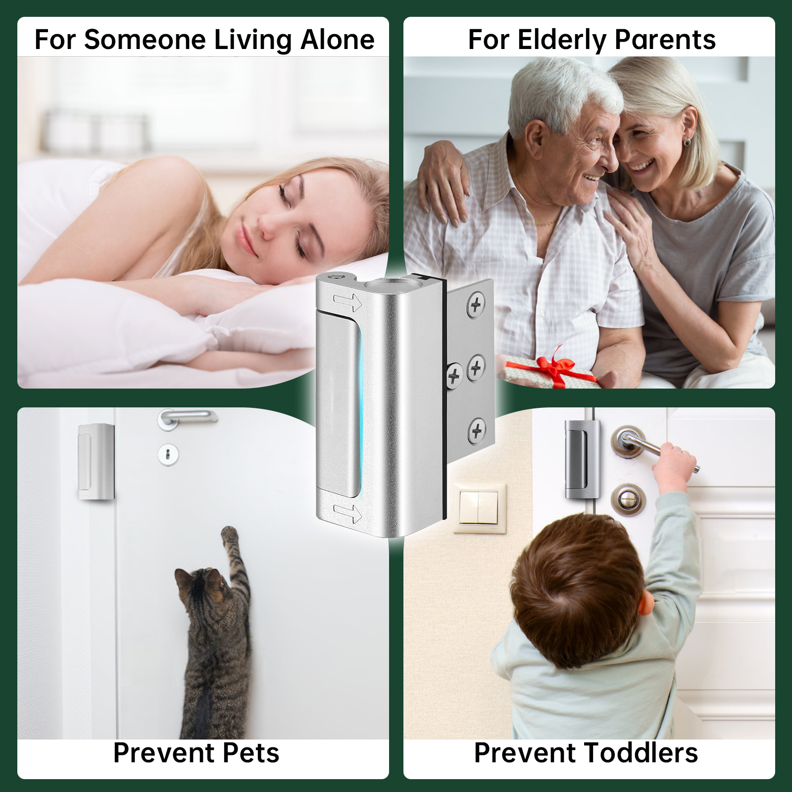 KERUI Home Security Door Lock  - Home Security Door Reinforcement Lock 评论和价格