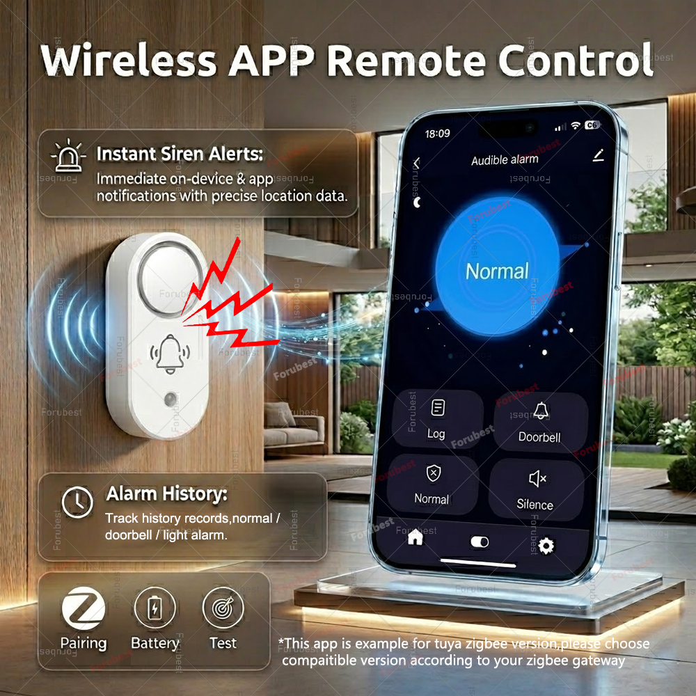 Zigbee Smart Siren Alarm Sound - Home Security Lights 评论和价格