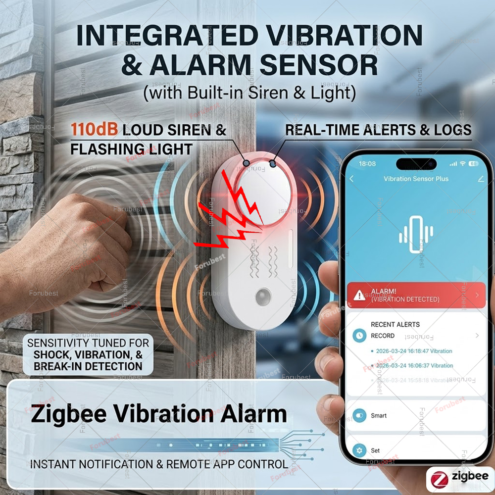 Zigbee Smart Siren Alarm Sound - Home Security Lights 评论和价格