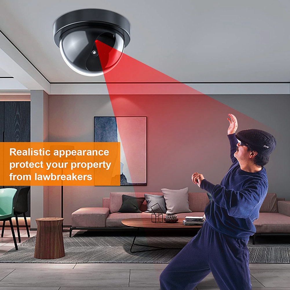 Dummy Security Camera,Fake Cam - Home Security Lights 评论和价格