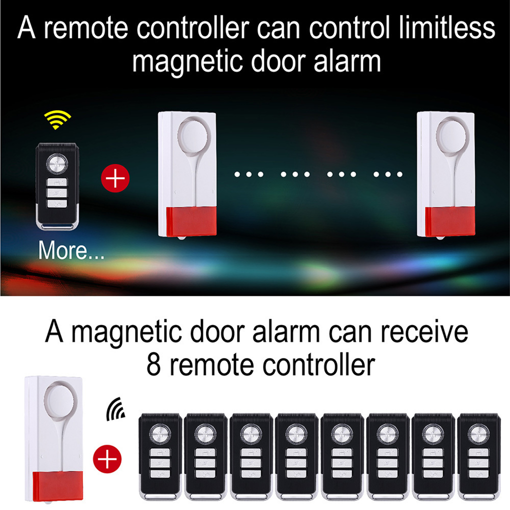 Anti-Theft Alarm 110db Loud Do - Window Alarm Sensor 评论和价格
