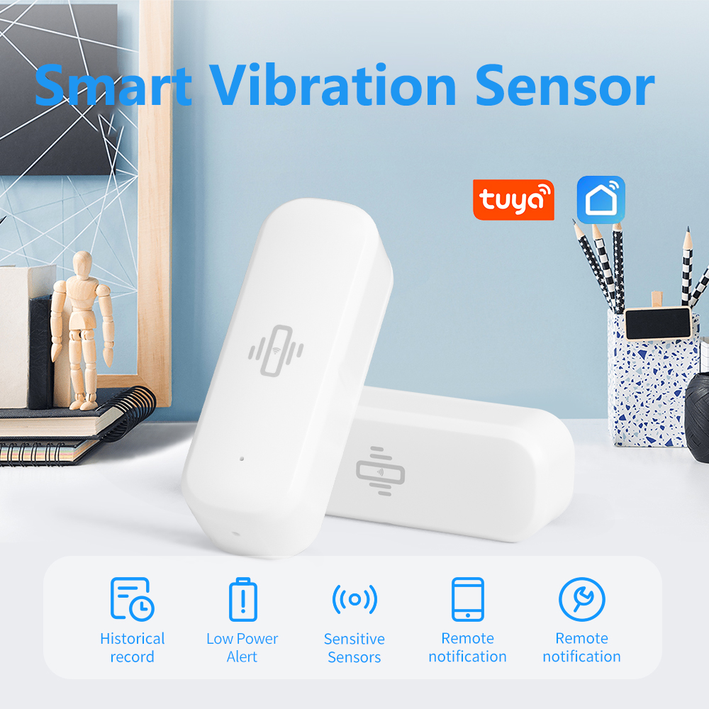 Tuya Smart WiFi Vibration Sens - Home Security With Ai 评论和价格
