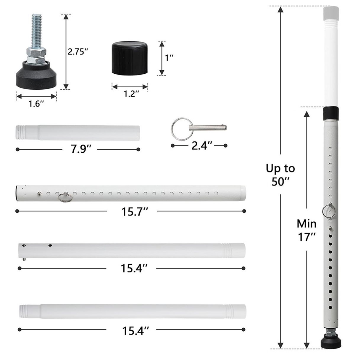 Sliding Door Security Bar, 17- - Home Security Tips 评论和价格