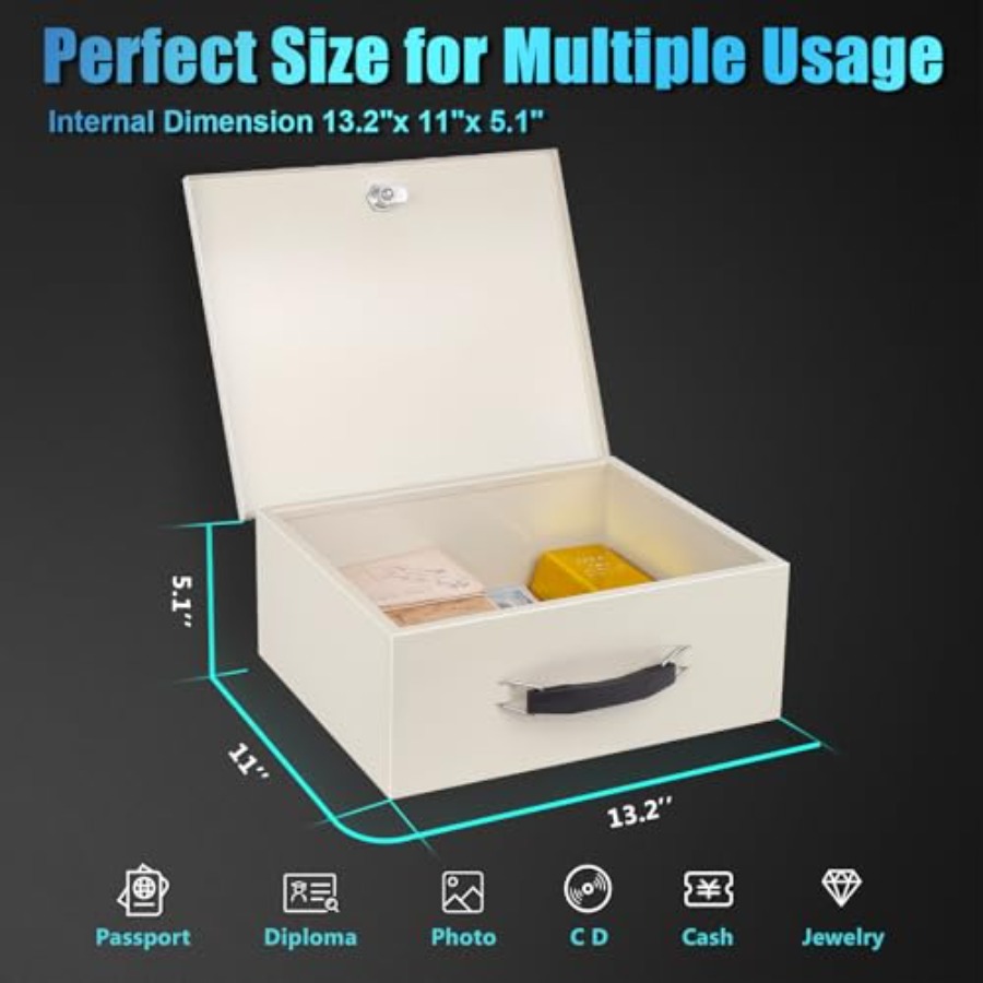 Fire Resistant Safe Fire Safe  - Home Security Key Box 评论和价格
