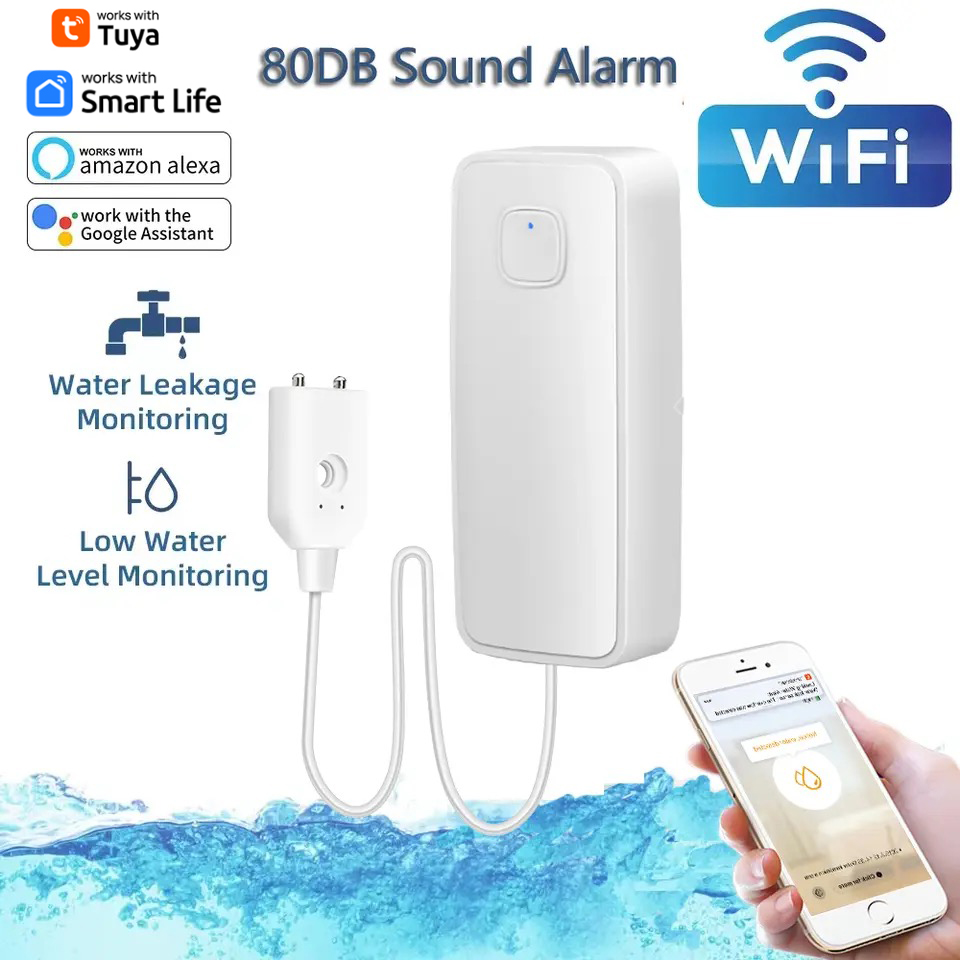 Tuya WiFi Smart Water Leak Sen - Home Security With Ai 评论和价格