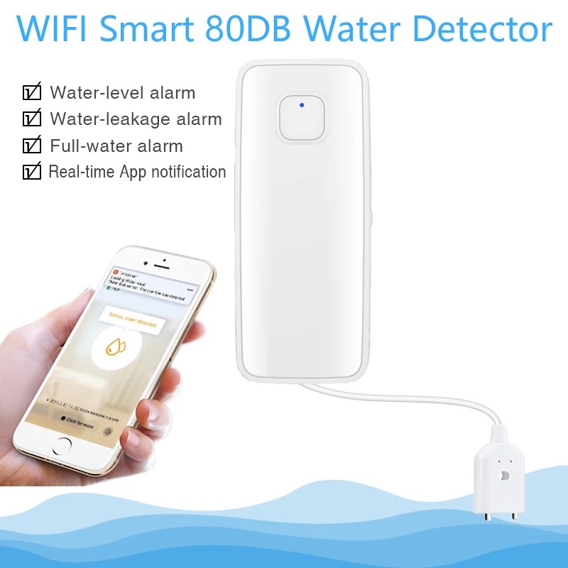 Tuya WiFi Smart Water Leak Sen - Home Security With Ai 评论和价格