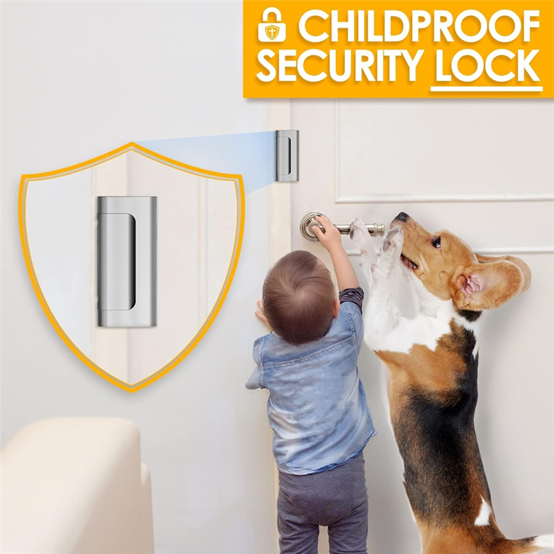 B84B-Child-Proof Front Door Lo - Home Security Door Reinforcement Lock 评论和价格
