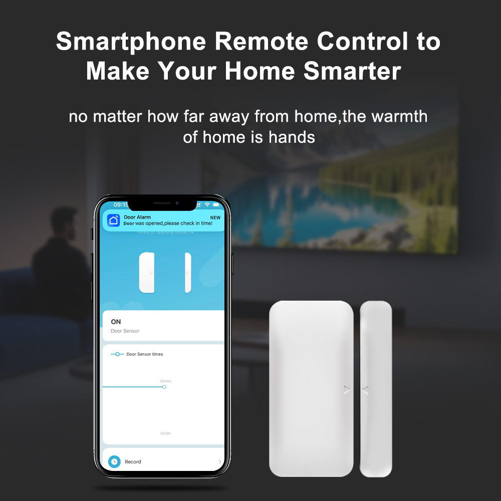 Tuya Zigbee Wireless Door Wind - Window Alarm Sensor 评论和价格