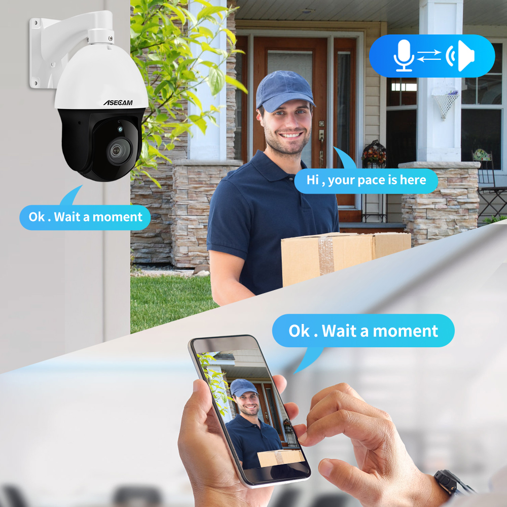 8MP 4K IP Camera Outdoor PTZ 3 - Home Security Hikvision 评论和价格