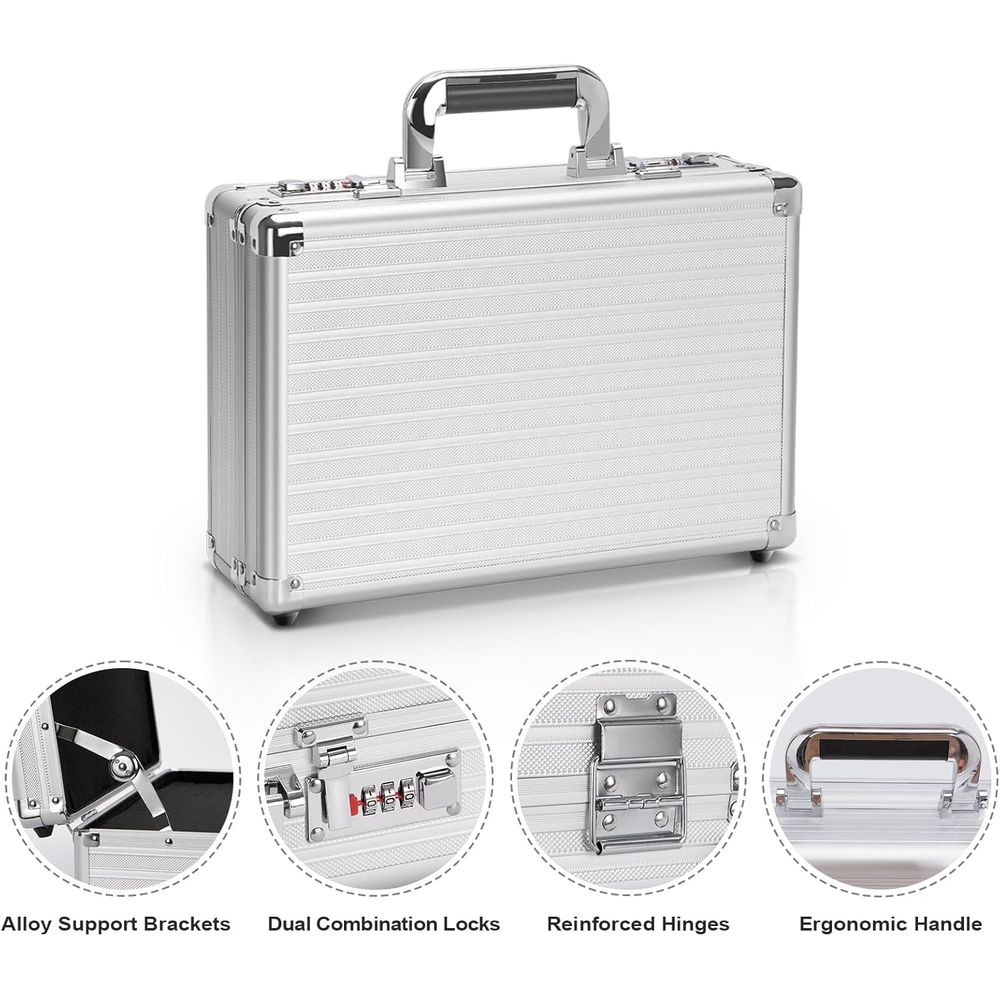 Portable Metal Storage Box wit - Home Security Officer 评论和价格