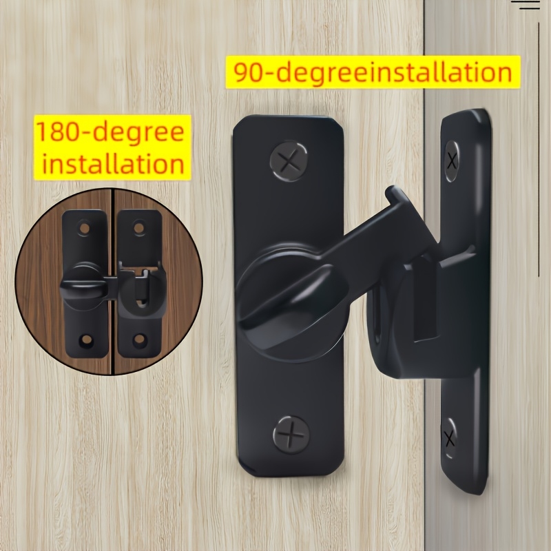 90/180 Degree Flip Sliding Doo - Home Security Door Reinforcement Lock 评论和价格