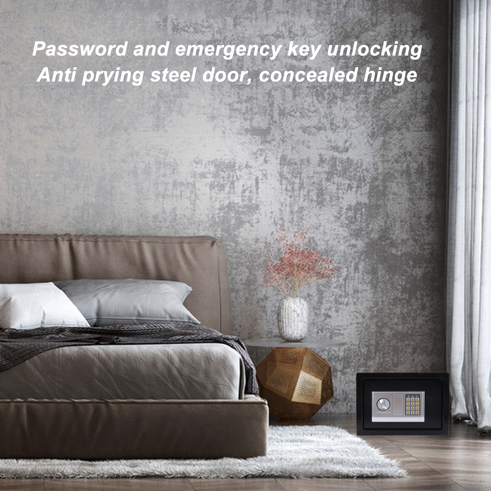 Digital Safe Box Password Key  - Home Security Key Box 评论和价格