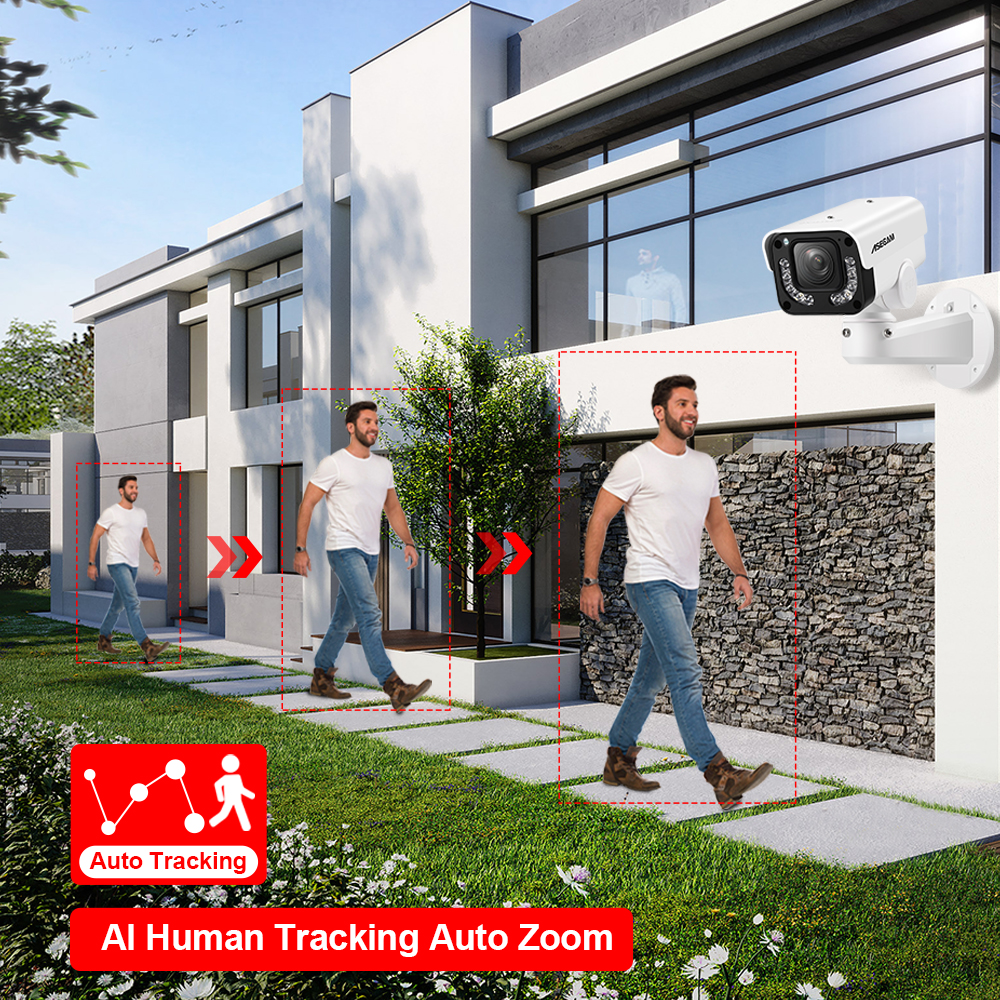 ASECAM 4K 8MP IP Camera PTZ 30 - Home Security Hikvision 评论和价格