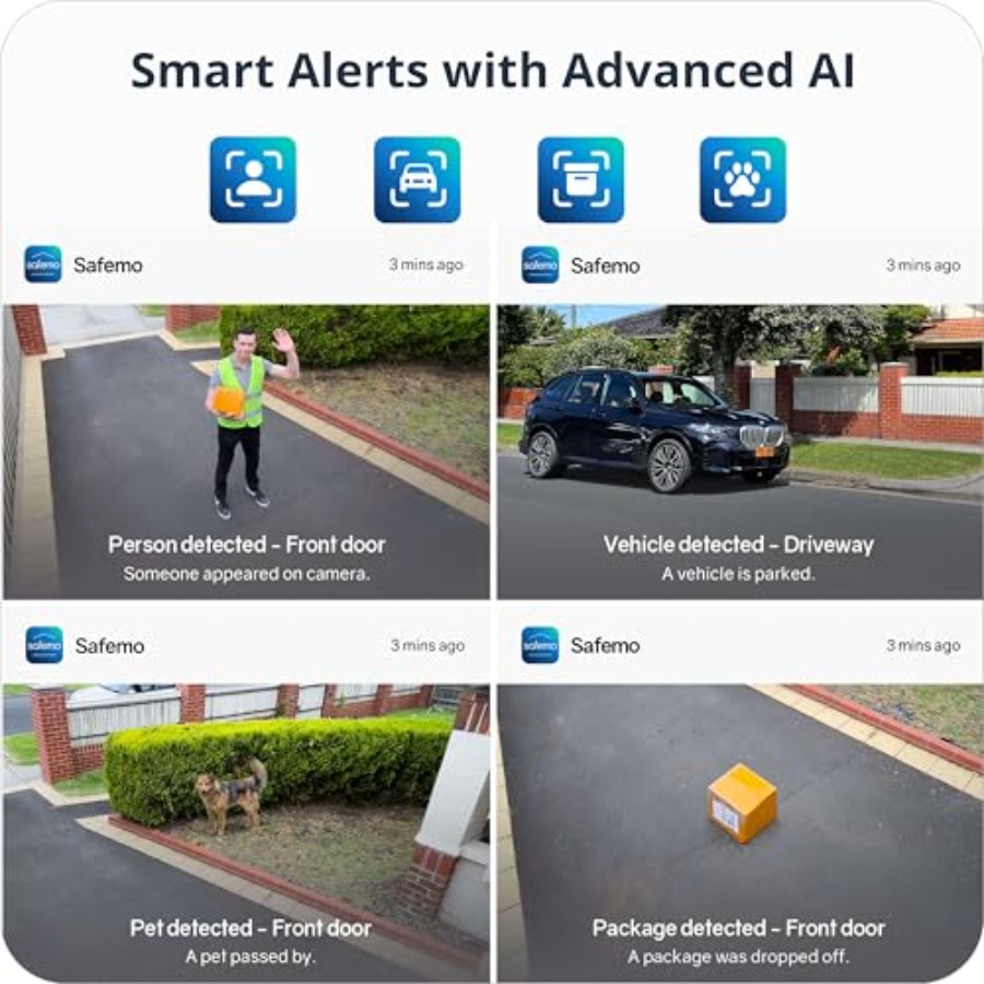 Wireless 4K security cameras f - Home Security No Monthly Fee 评论和价格