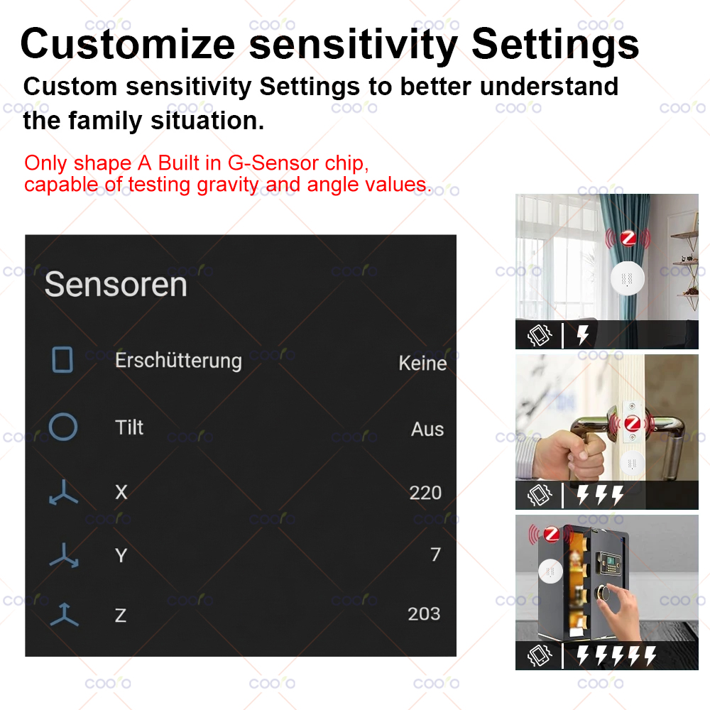 ZigBee 3.0 Vibration Sensor Re - Window Alarm Sensor 评论和价格