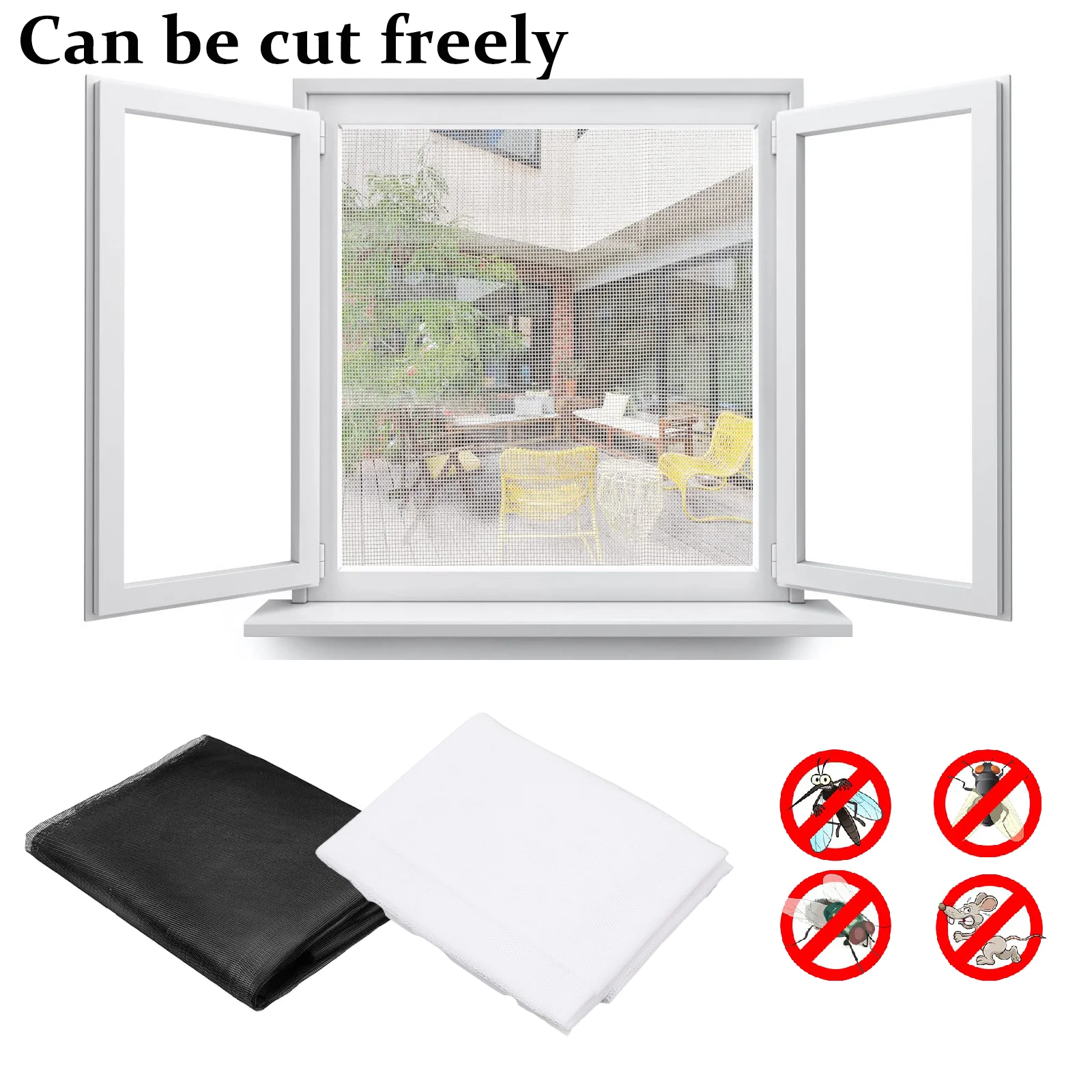 Anti Mosquito Screen Net Adjus - Home Security Door Reinforcement Lock 评论和价格