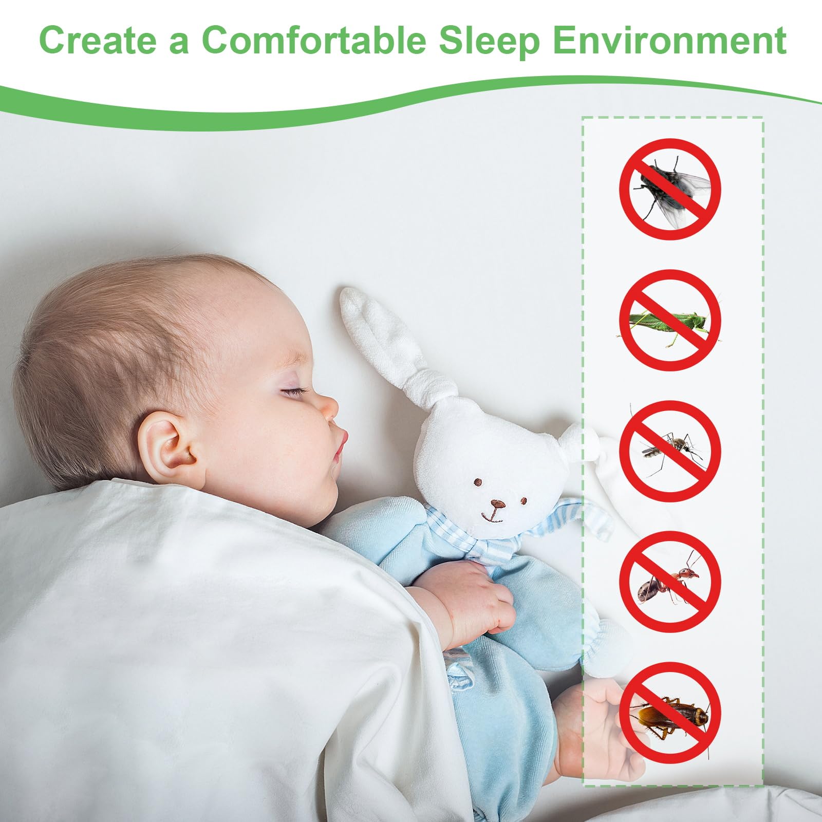 Anti Mosquito Screen Net Adjus - Home Security Door Reinforcement Lock 评论和价格