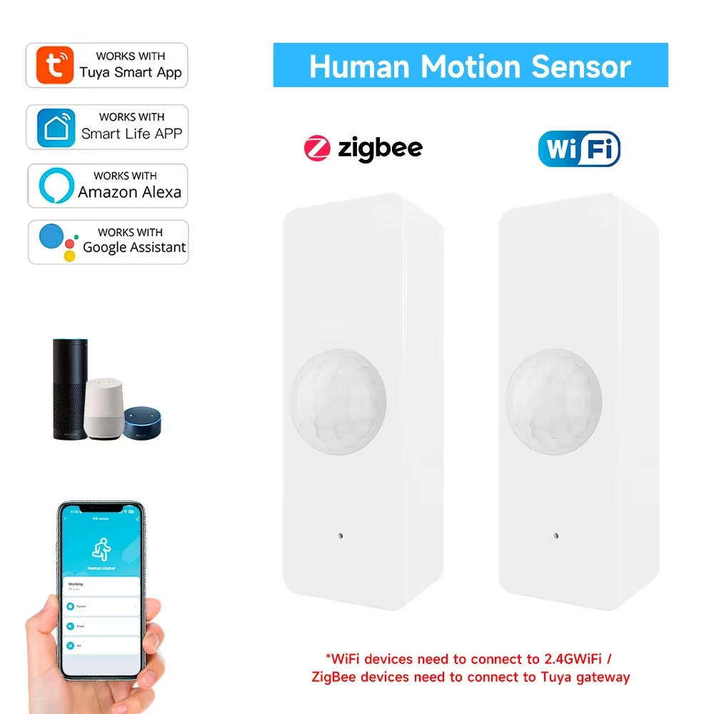 Tuya WiFi Zigbee PIR Motion Se - Home Security With Ai 评论和价格
