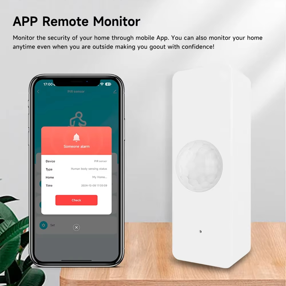 Tuya WiFi Zigbee PIR Motion Se - Home Security With Ai 评论和价格