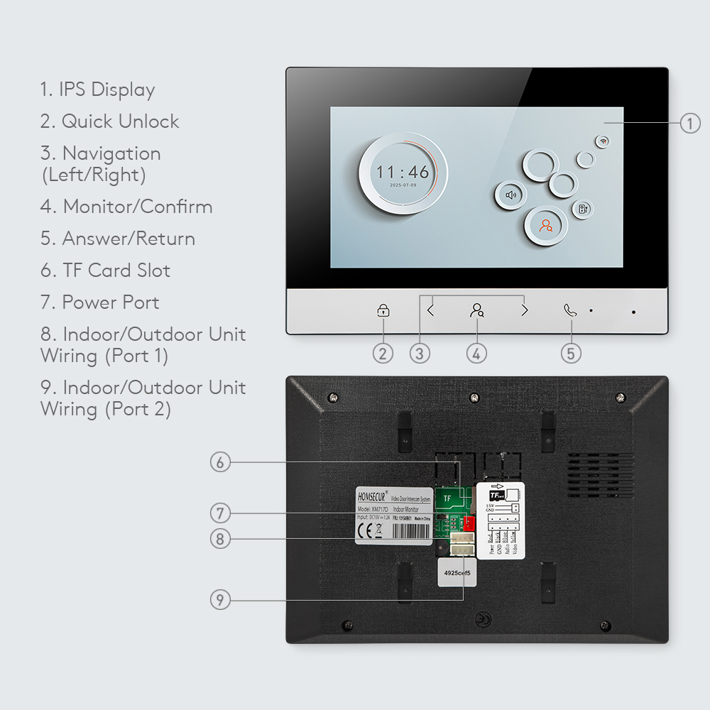 Tuya Smart WIFI Indoor Monitor - Home Security Monitor 评论和价格