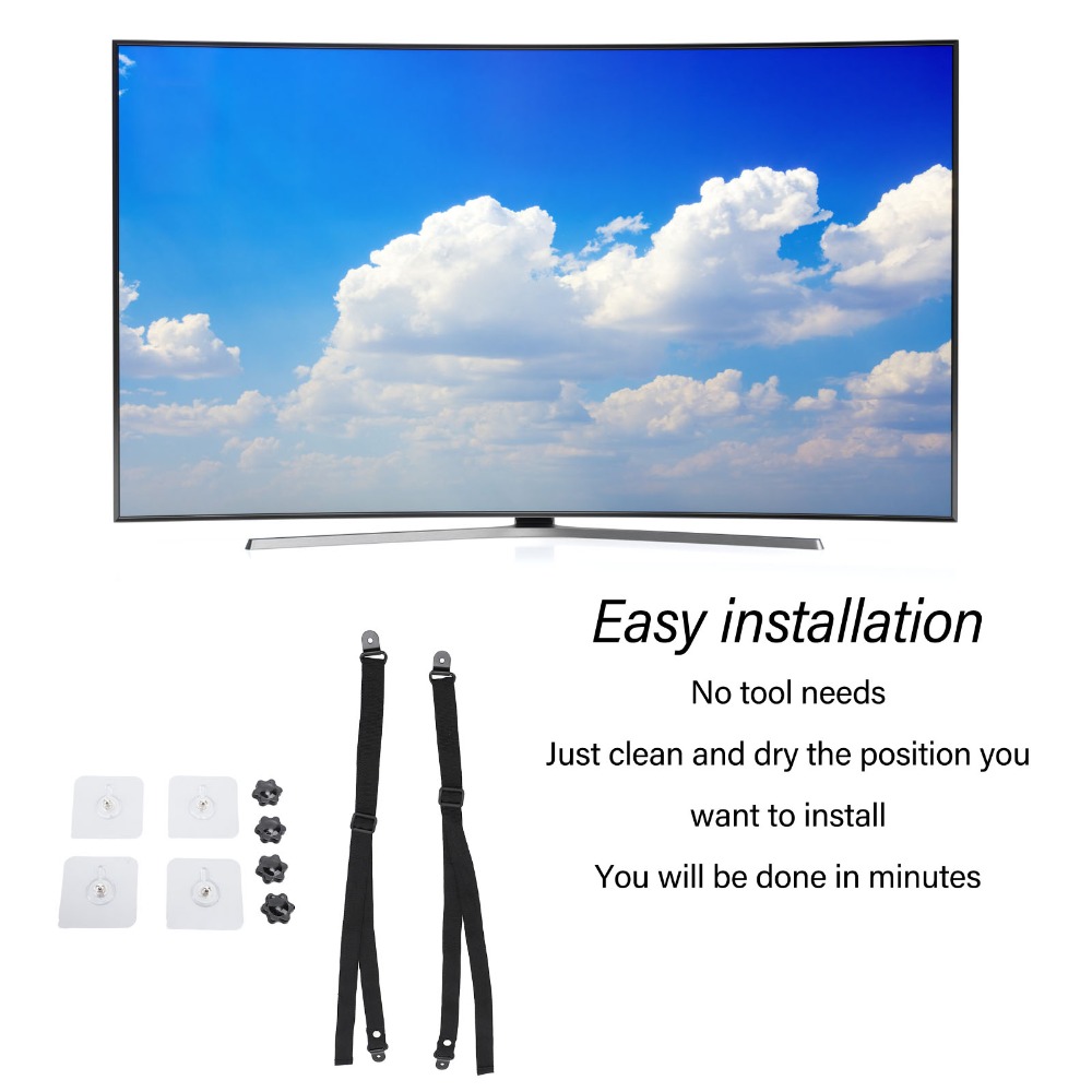 2Pcs Convenient Adjustable TV  - Home Security Tips 评论和价格