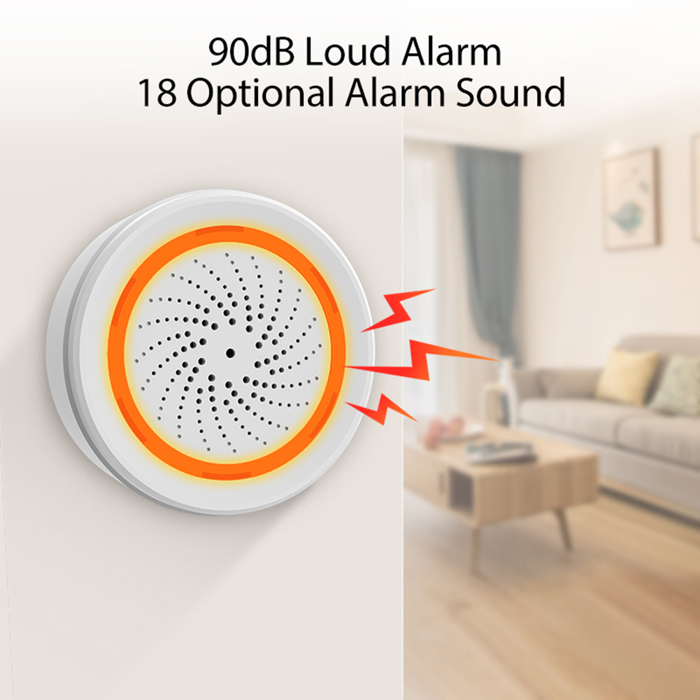 Smart Siren Alarm Tuya Zigbee  - Home Security Lights 评论和价格