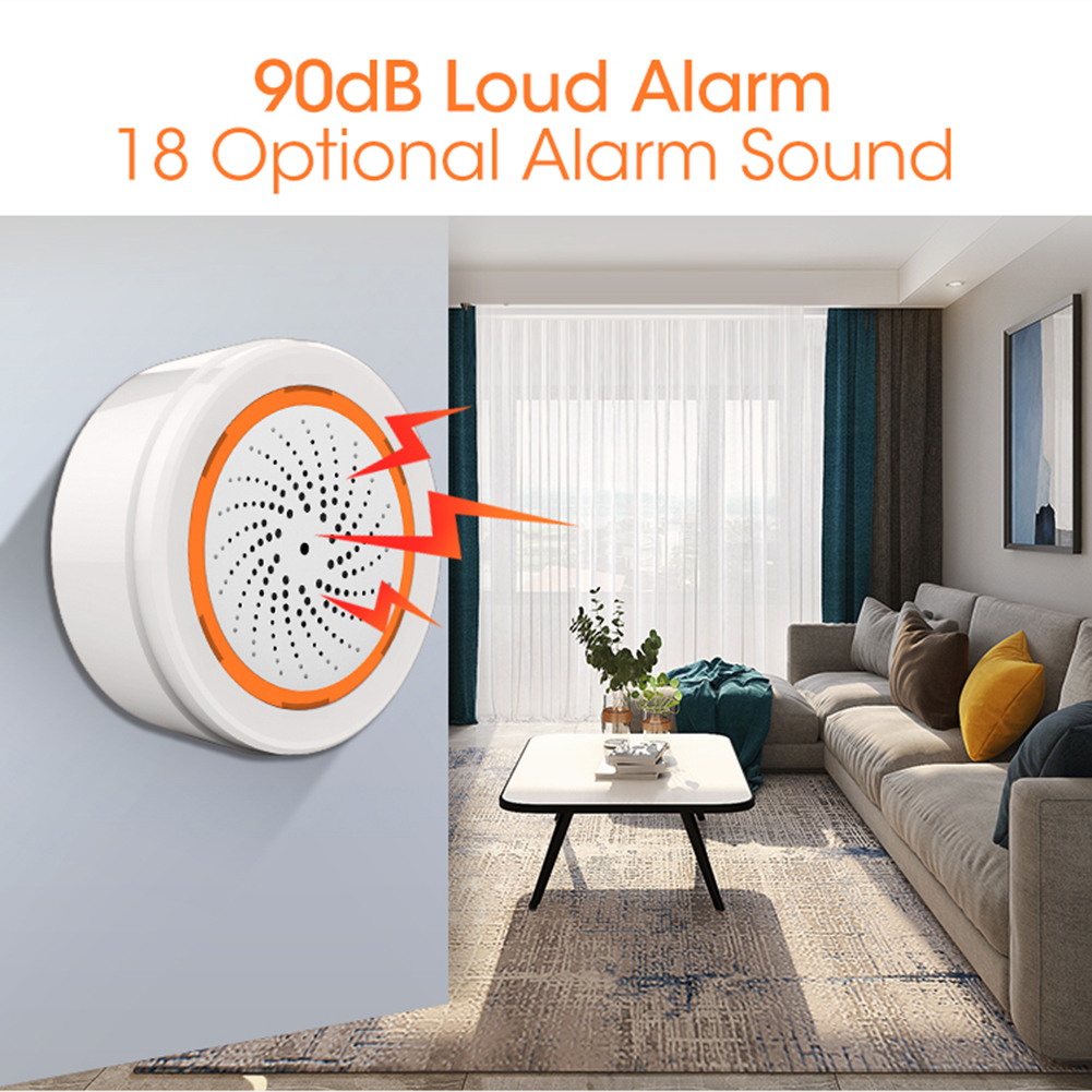 Smart Siren Alarm Tuya Zigbee  - Home Security Lights 评论和价格