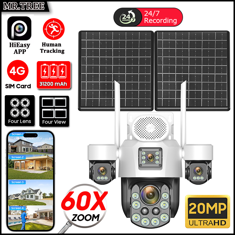 AOV Four Lens Outdoor Surveill - Home Security Brand 评论和价格