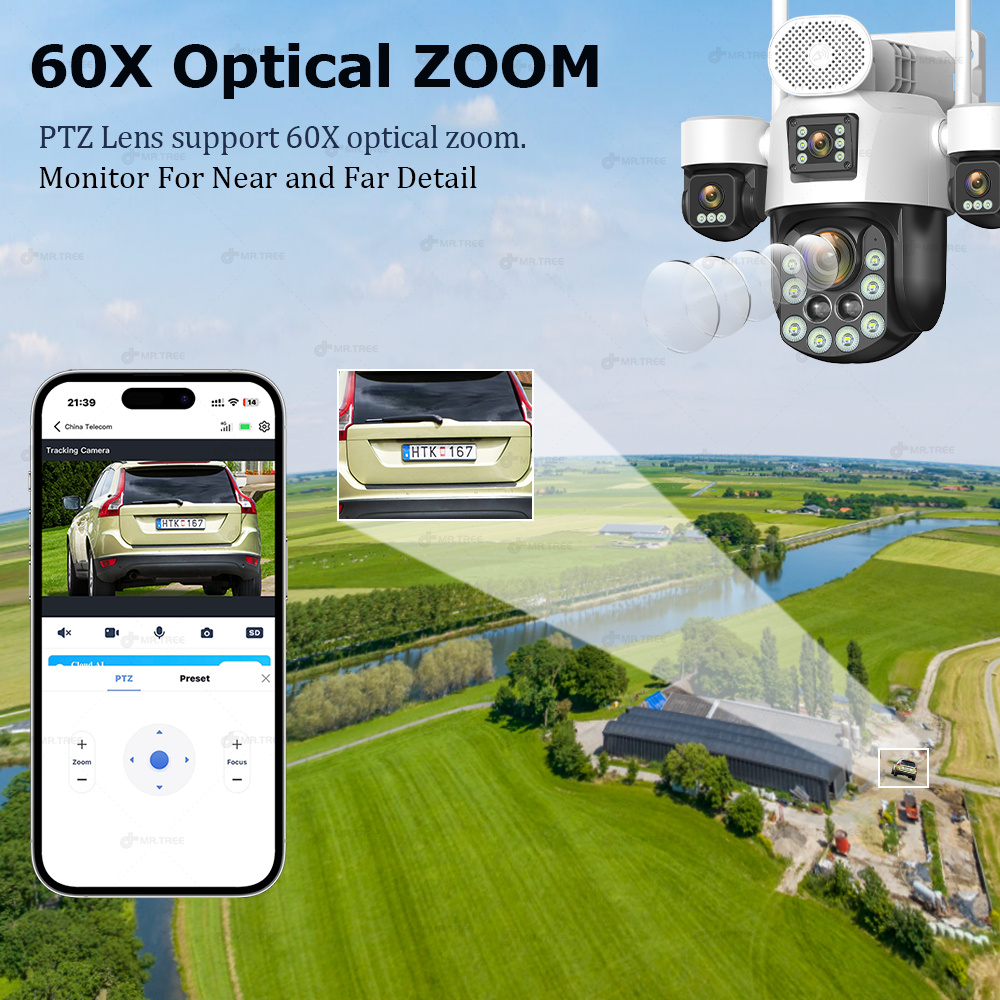 AOV Four Lens Outdoor Surveill - Home Security Brand 评论和价格