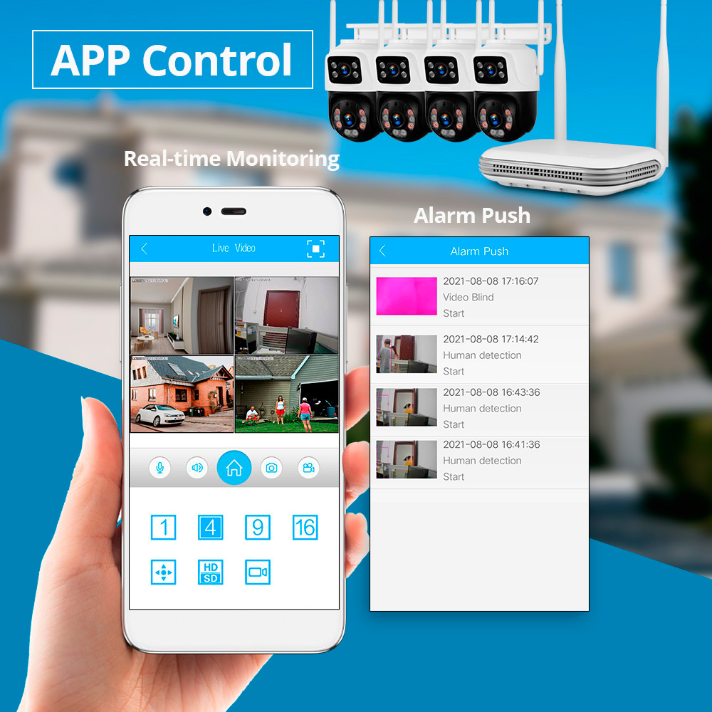KERUI Waterproof 6MP HD Wirele - Home Security Brand 评论和价格