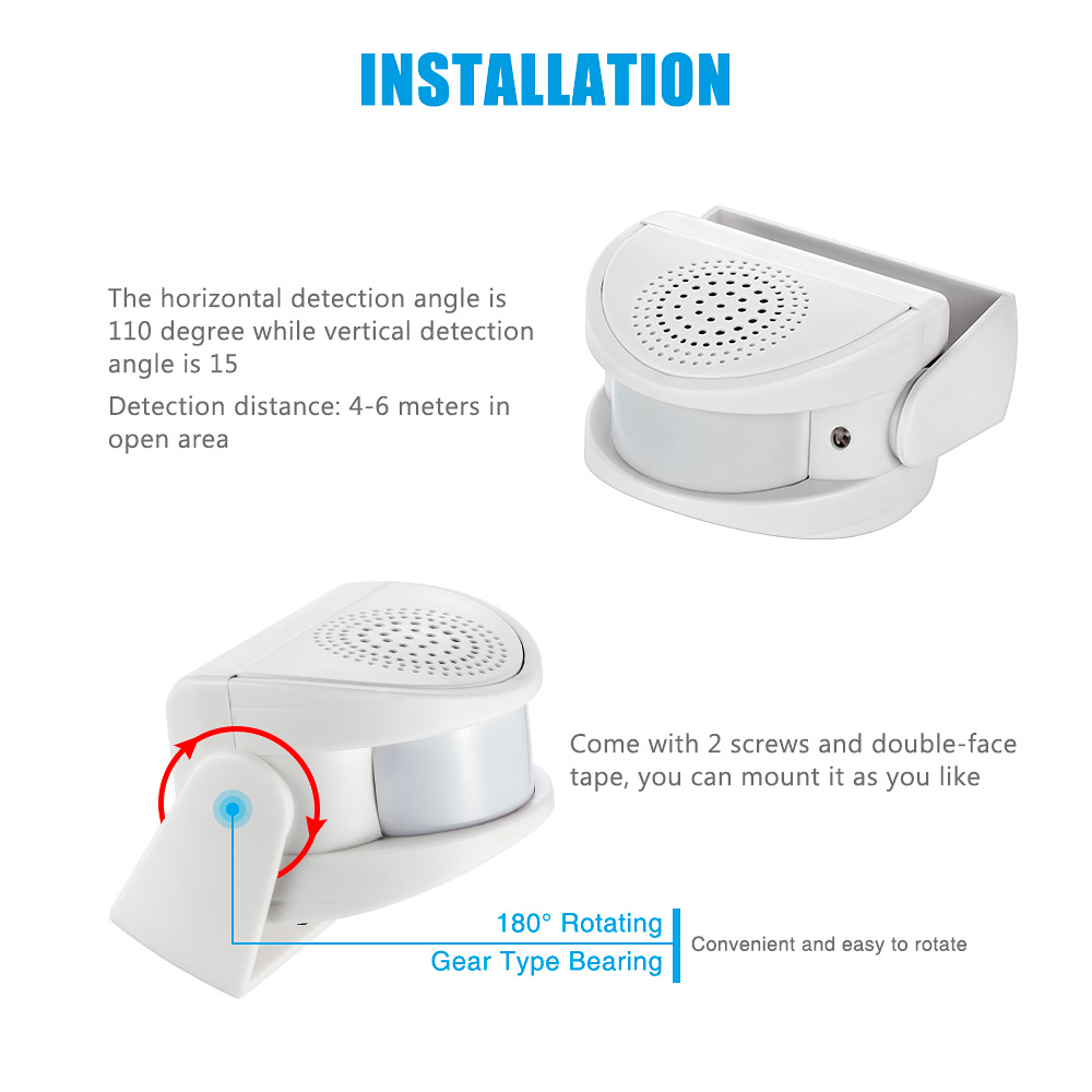 Wireless PIR Motion Sensor Doo - Home Security Officer 评论和价格