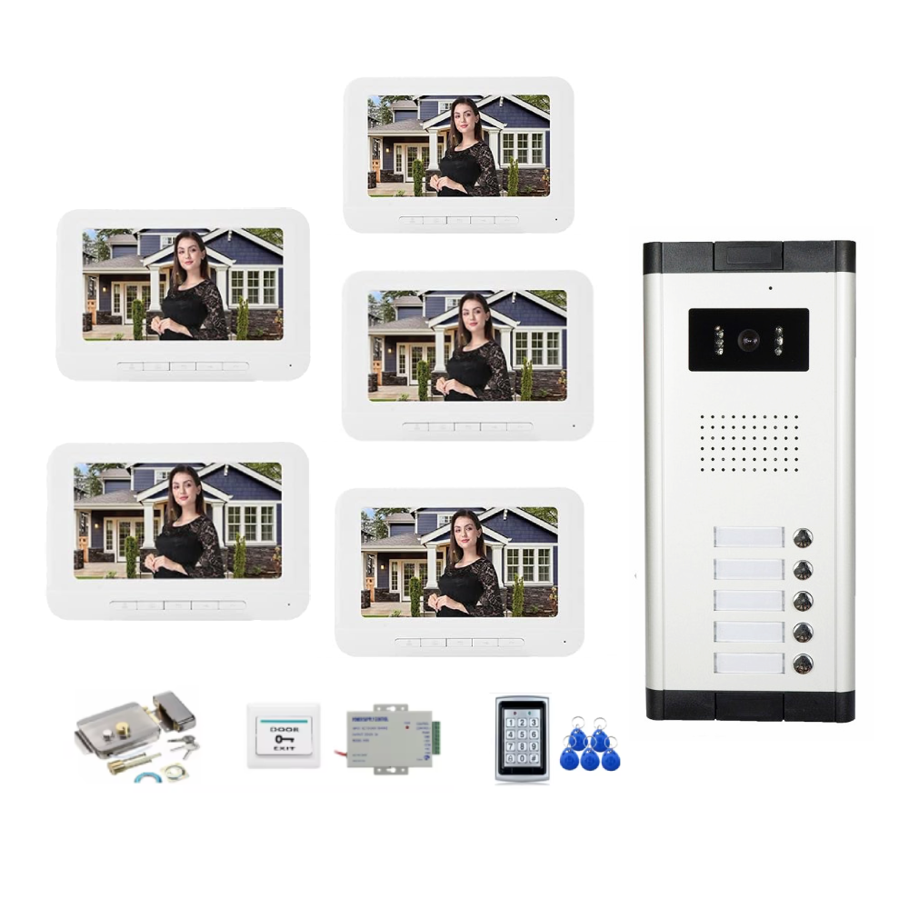 2 to 6 Units Building Doorbell - Home Security Units 评论和价格