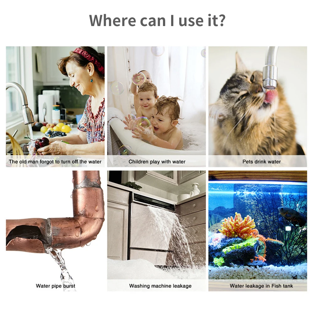 Tuya WiFi Zigbee Water Sensor  - Home Security With Ai 评论和价格