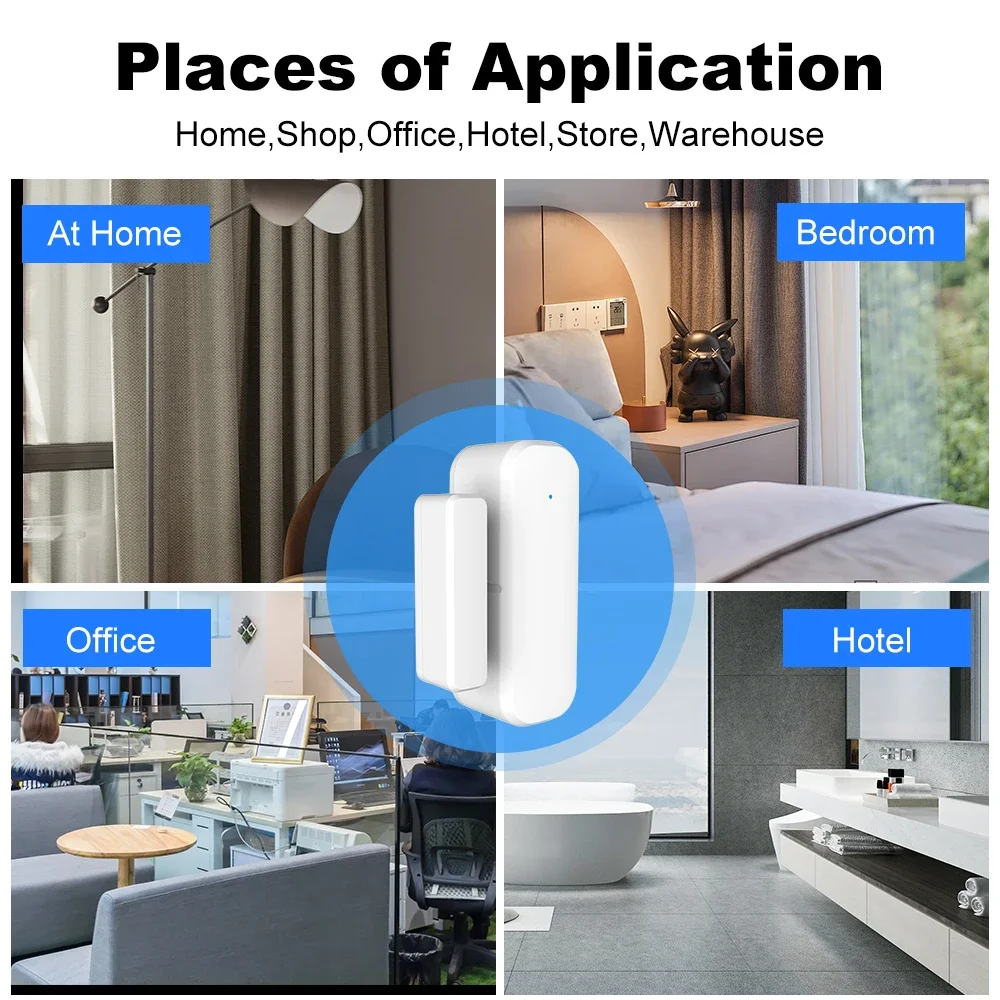 ZigBee Door Window Sensor Gate - Window Alarm Sensor 评论和价格